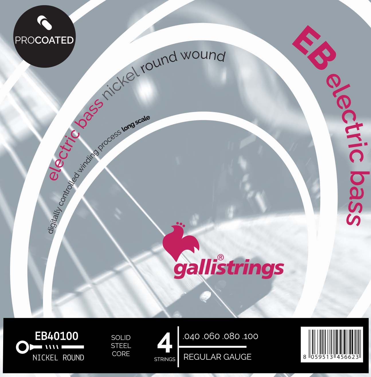 EB40100  4 strings Regular